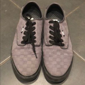 Vans gray checker pro ultra crush lite 10.5 shoes
